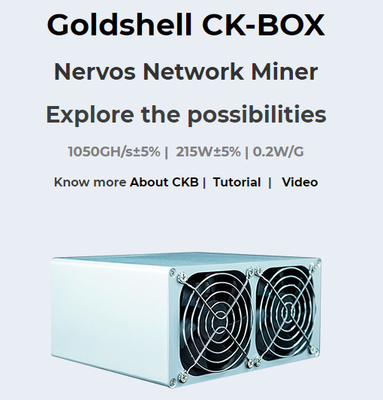 Rafadora del minero CKB de la caja de las CK del minero de Goldshell 215W de poco ruido